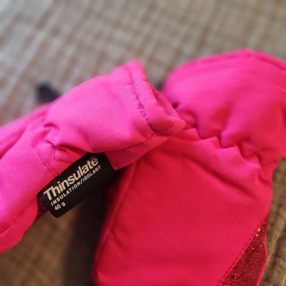 Joe Boxer girls pink thinsulate so gloves toddler One Size